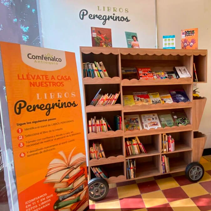  “Libros Peregrinos”, una estrategia de préstamo sin intermediarios en la Biblioteca Comfenalco Castilla  