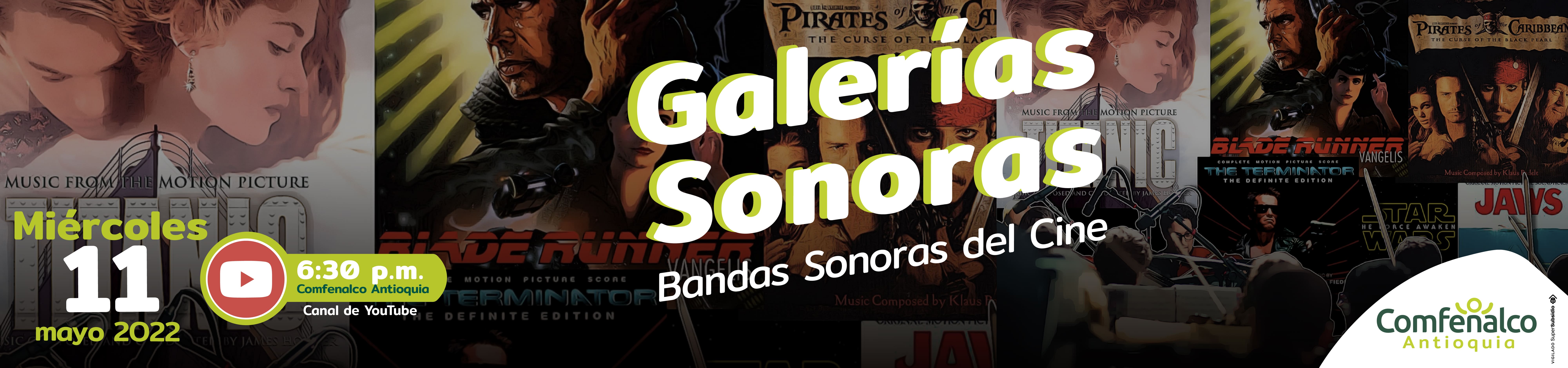 Evento: Galerías Sonoras en el Canal de Youtube Comfenalco Antioquia