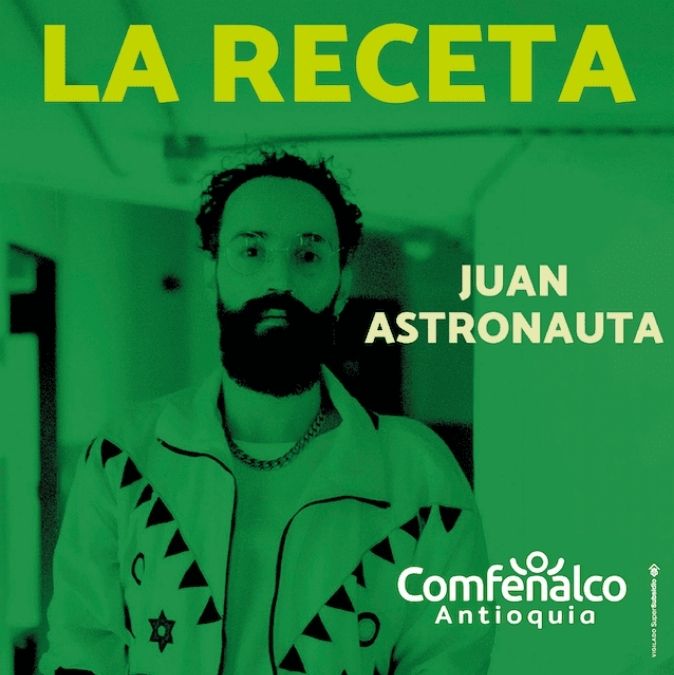Transmisión virtual de La Receta con "Juan Astronauta"