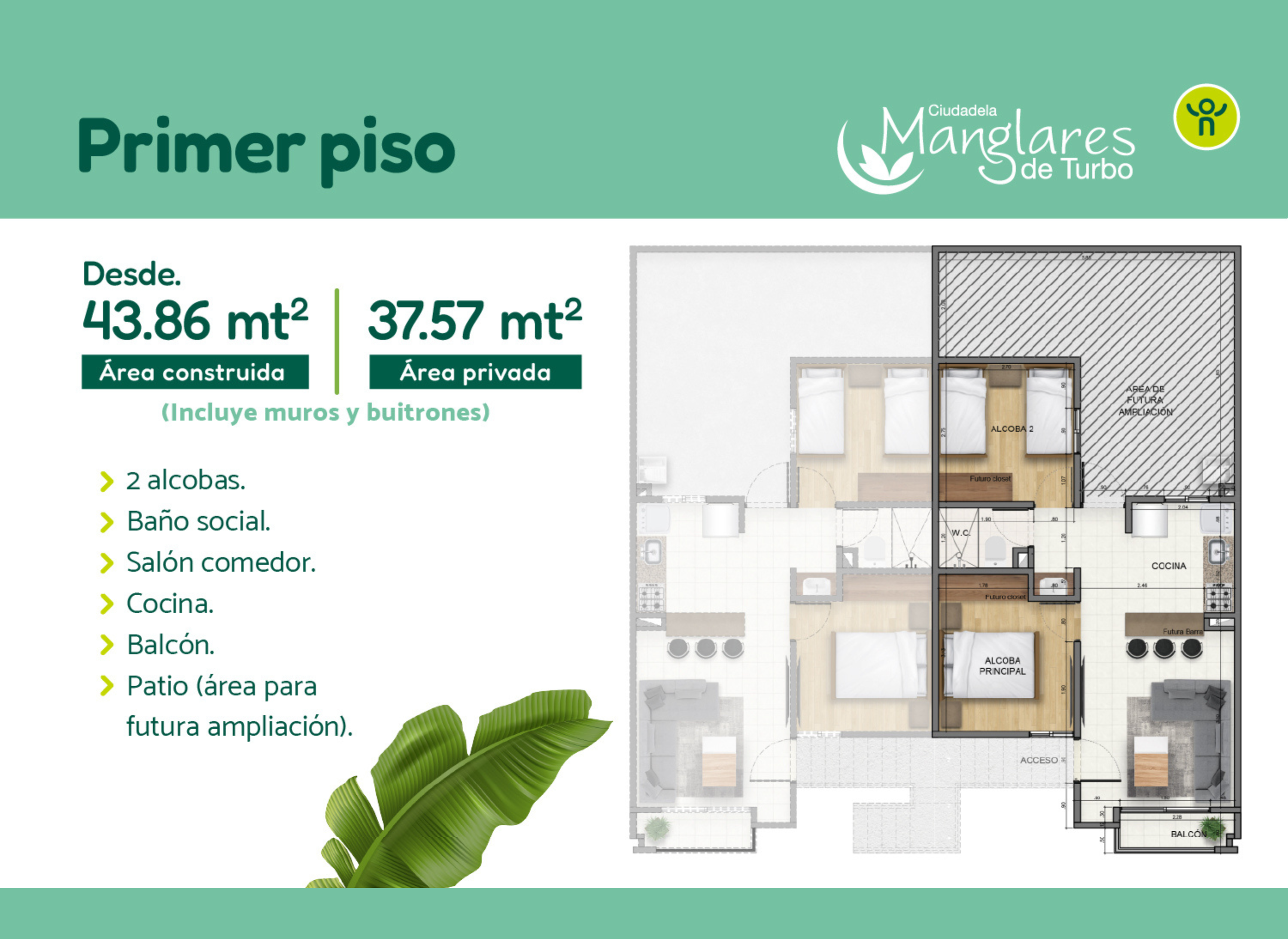 Proyecto de Vivienda Ciudadela Manglares de Turbo